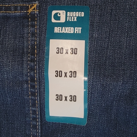 Carhartt 30 x 30 Regular BD2808 Rugged Flex Relaxed Utility Carpenter Jeans Mens - Picture 7 of 14